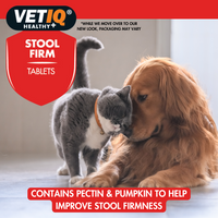 VetIQ Stool Firm 45 tabs Loose Stool Remedy With Prebiotic Fibre