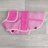 Trixie Pink Suede Lilles Dog Coat 30cm (12")