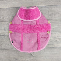 Trixie Pink Suede Lilles Dog Coat 30cm (12")