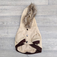 Trixie Beige Dog Hoodie Jumper Pullover XS: 25cm Chihuahua