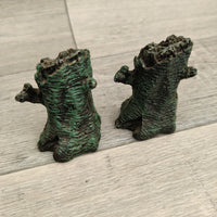 Mini Tree Stumps Landscape Craft Fairy Garden Decoration 2pc