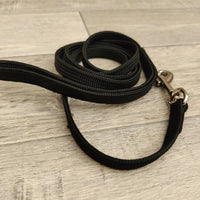 Black Nylon XSmall Dog Lead 1.0cm X 1.2m