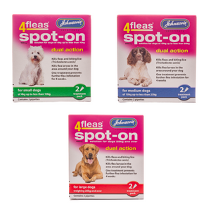 Johnsons 4fleas Spot-on Dog 2 Vial Pack