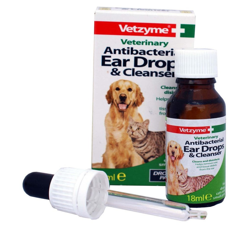 Vetzyme antibacterial ear drops sale