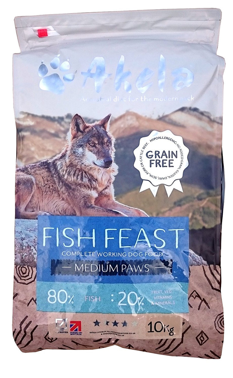 Akela Fish Feast Medium Paws Grain Free Working Dog Hills Pet Shop